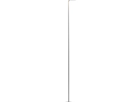 Royyo Silver with Silver Contemporary LED Floor Lamp with USB Port Online Hot Sale