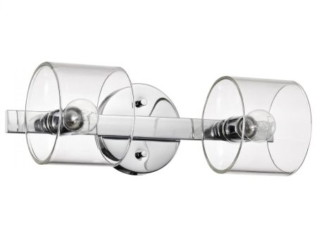 Marlowe 16  2 Lights Bathroom Vanity Light, Polished Nickel Finish Online Hot Sale