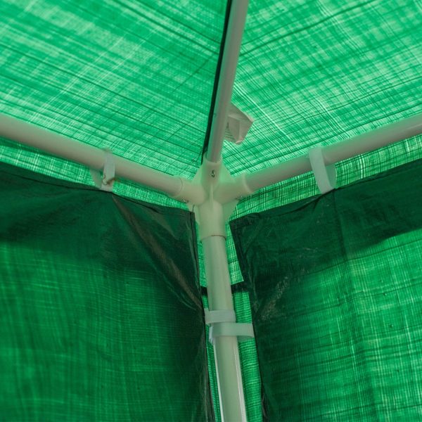 EASYCOMFORT Gazebo da Esterno Impermeabile  in Acciaio e PE con Pannelli Rimovibili, Verde, 3x6m For Cheap