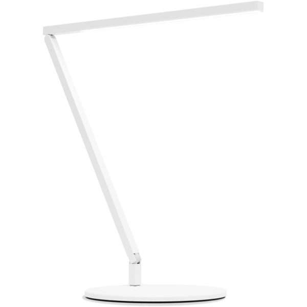 Z-Bar Solo Gen 4 Matte White Contemporary Daylight LED Desk Lamp Online now