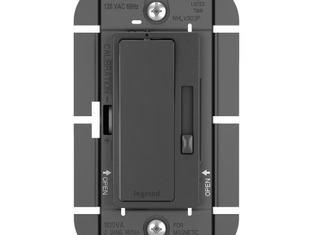 radiant 1100W 3-Way Magnetic Low-Voltage Dimmer Switch, Graphite For Sale