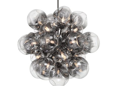 Neveh 38  25 Lights Pendant Light Metal Gray Finish Supply