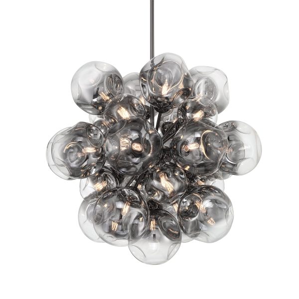 Neveh 38  25 Lights Pendant Light Metal Gray Finish Supply