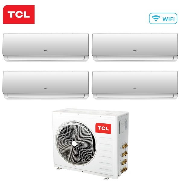 Climatizzatore Condizionatore TCL Quadri Split Inverter serie ELITE F2 9+9+9+9 con MT3240 R-32 Wi-Fi Integrato 9000+9000+9000+9000 Discount