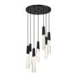 Drifting Droplets 20  7 Lights LED Pendant Light Black Finish Online Hot Sale