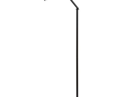 Z-Bar Black Contemporary LED Floor Lamp For Discount