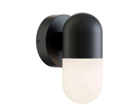 Irvine 8   LED Outdoor Wall Sconce, Black Finish For Sale