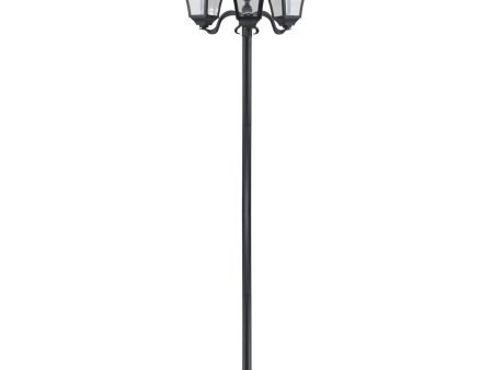 Easycomfort Lampada da Giardino Solare 3 LED Lampada da Terra Esterno Classico IP44 51.5×47×182.5cm Cheap