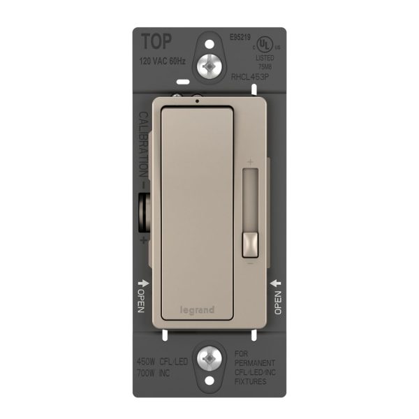 radiant Decora Slider Dimmer Switch, 450-Watt LED For Sale