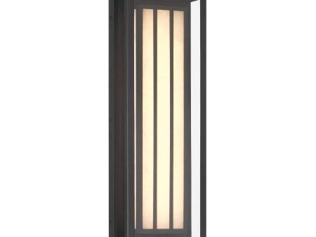 Eastly 22  1 Light LED Outdoor Wall Sconce Black Finish For Discount