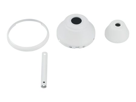 Maverick LED Ceiling Fan Custom Finish Kit Matte White Finish Online Hot Sale