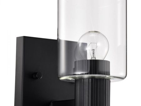 Clarksville 7  Bathroom Vanity Light, Matte Black Finish Fashion