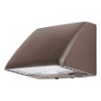 LED Cutoff Wall Pack, 45W Adjustable, 7000 Lm, 30K 40K 50K, On Off Photocell, 120-277V, Bronze Online now