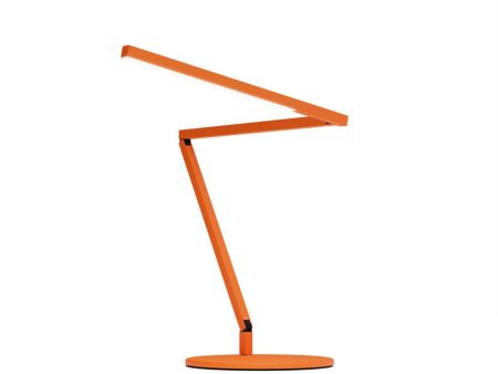 Z-Bar Mini Gen 4 Matte Orange Modern Neutral LED Desk Lamp Online Sale