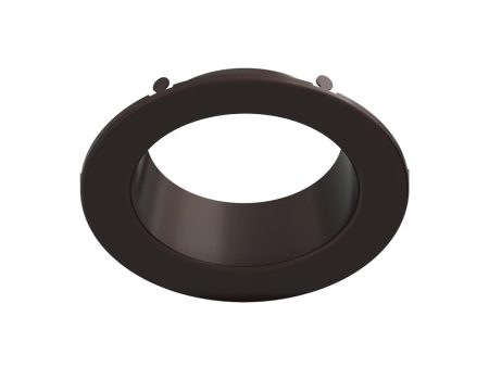 4  Round Trim for Commercial Downlights, Smooth Bronze Finish Sale