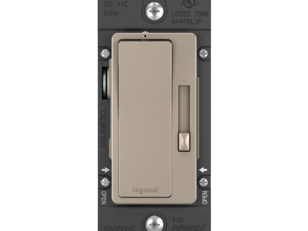 radiant 0-10V Dimmer Switch, LED|Fluorescent, 120V-277V, Nickel Cheap