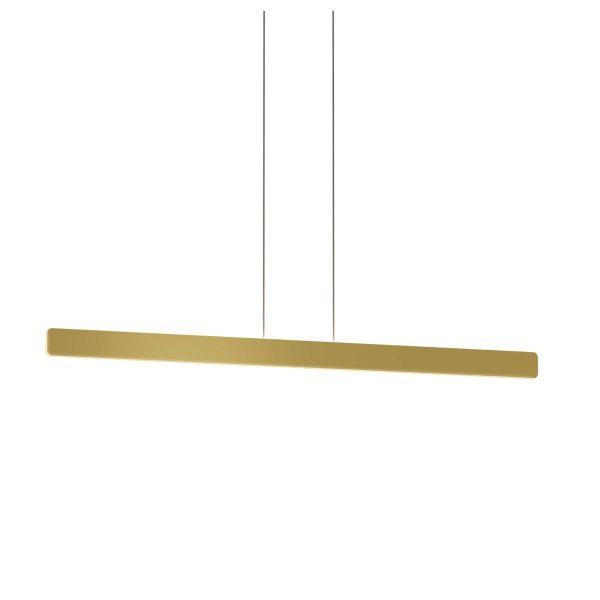 Sub 48 in. LED Pendant Light Single Gold Finish Sale