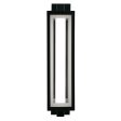 Blake 24   LED Outdoor Wall Sconce with Battery Backup, Black Finish Online Hot Sale