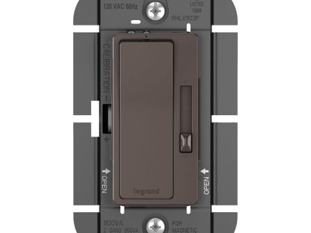 radiant 1100W 3-Way Magnetic Low-Voltage Dimmer Switch, Brown Online now