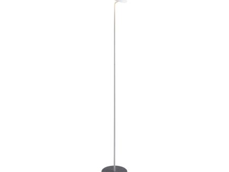 Royyo Matte White with Oxford Felt Contemporary LED Floor Lamp with USB Port Hot on Sale