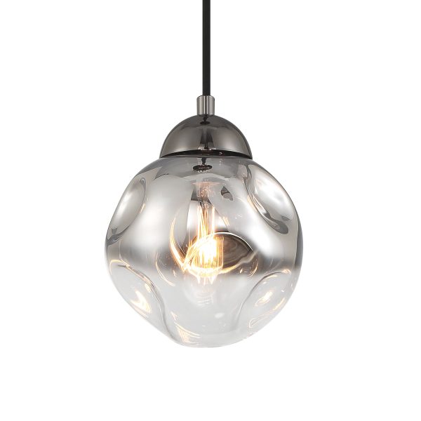 Neveh 8  1 Light Pendant Light Metal Gray Finish Online