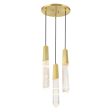 Drifting Droplets 18  3 Lights LED Pendant Light Brushed Brass Finish Hot on Sale