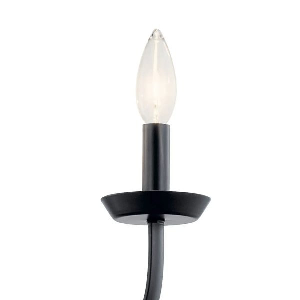 Kennewick 16  3-Light Chandelier, Black Finish Sale