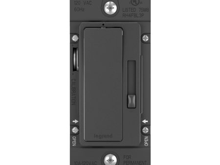 radiant 0-10V Dimmer Switch, LED|Fluorescent, 120V-277V, Graphite Online Sale