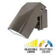 LED Adjustable Wall Pack, 16-40W, 5600 Lumens, 30K 40K 50K, On Off Photocell, 120-277V, Bronze Supply